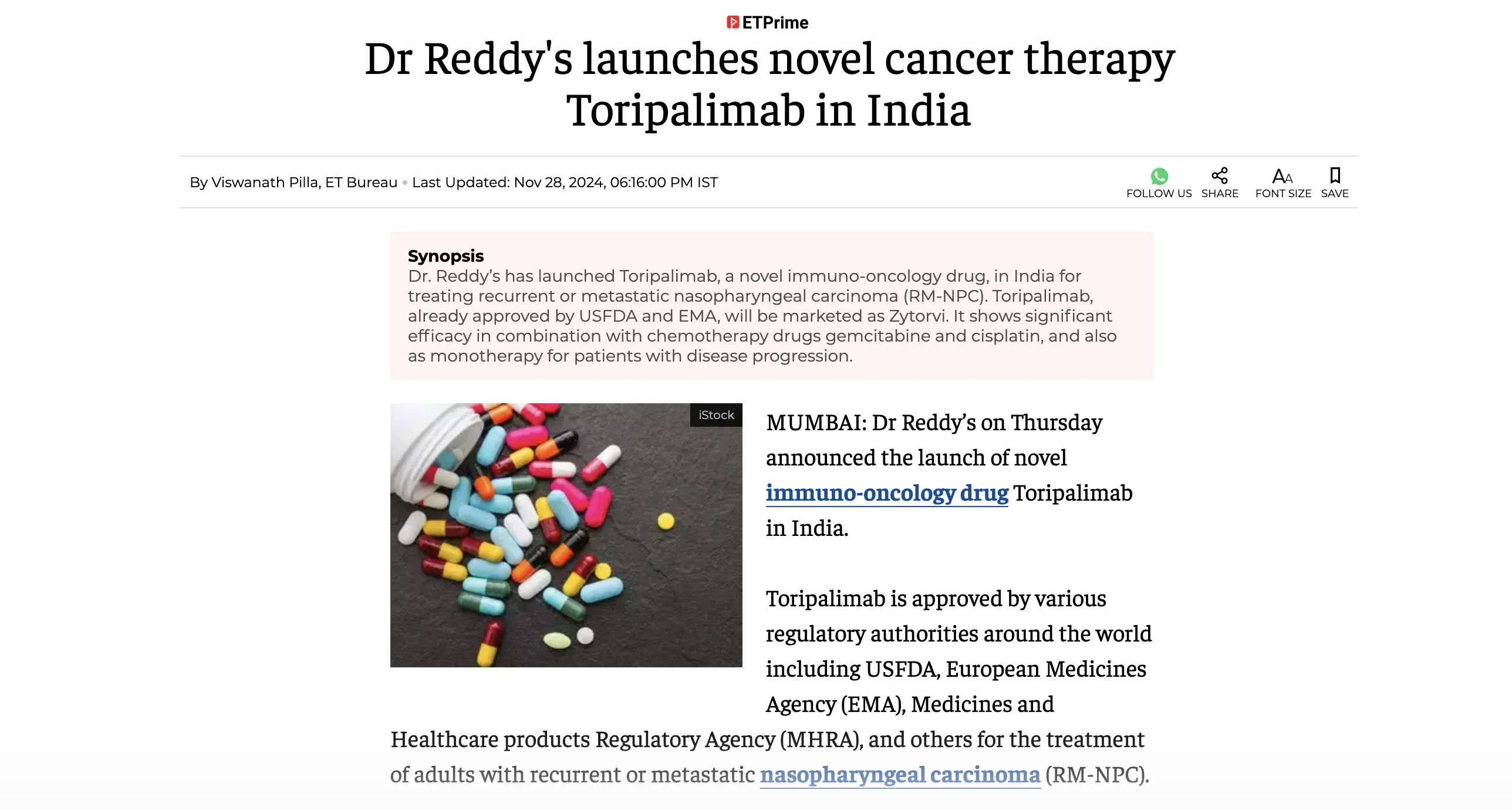 novel cancer therapy